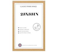 Modern Oak HD Front Poster Frames 23x33 inches Picture/Photo Frames Vertical or Horizontal Shatter-Proof Perspex Front Easy To Hang for Home, Office, Gallery