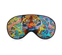 Modern Oil Painting of Tiger Sleep Eye Mask Soft Sleep Cover Blindfold Sleeping Mask Cover for Sleep Travel