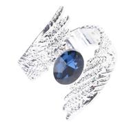 Modern Open Adjustable Geometric Angel Wing Jewelry Alloy Texture Suitable for Fashion Lover Present Angel Wing Open