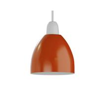 Modern Orange 15Cm Metal Lamp Shade Easy Fit E27 For Kitchen Bedroom & Living Room