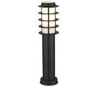 Modern Outdoor Bollard Light Garden Pathway Contemporary Lamp Post Black Opaque Diffuser E27 IP44 ZLC309B