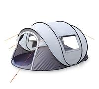 Modern Outdoor Living 4 Man Lightweight, Waterproof FAST 30 Seconds PITCH Pop-up Dome Tent, Ideal for Festivals, Camping, Beach, Garden, Hiking, Blue