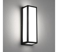 Modern Outdoor Wall Lights LED Exterior Wall Sconce Aluminum Outdoor Wall Light Fixture, Black Porch&Patio Light, IP65 Waterproof for Hallway Stairs Gardens