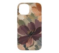 Modern Painterly Floral Bouquet Contemporary Botanical Case for iPhone 14