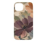 Modern Painterly Floral Bouquet Contemporary Botanical Case for iPhone 15 Plus