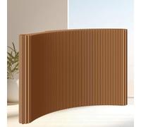 Modern Paper Room Divider, Foldable Privacy Screen with Small Aperture Design, Space Partition for Offices and Apartments