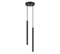 Modern Pendant Light ARCHE 2P 2-Light Steel Black G9 LED SOLLUX LIGHTING