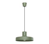 Modern Pendant Light BILO Steel Olive green E27 LED SOLLUX LIGHTING
