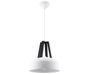Modern Pendant Light CASCO Steel White black E27 LED SOLLUX LIGHTING