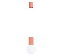 Luminosa Lighting Luminosa Halo Slim Pendant Ceiling Light Peach 1X G9