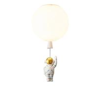 Modern Pendant Light Indoor Pendant Lamp LED Lamp Frosted Globe Chandeliers Astronaut Decoration with Resin Acrylic Modern for Children's Room Bedroom Lighting(B,30 * 10cm) Hanging Lamp Fixture (A 3