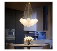 Modern Pendant Light Indoor Pendant Lamp Modern Glass Balls Chandeliers Dining Living Room Bedroom Cafes Hall Home Decor Indoor Lustre Luminaire,Led Ceiling(37glass,Gold) Hanging Lamp Fixture LWX