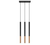 Sollux Pendant Lamp Mozaica 3L Black/Copper