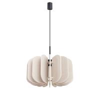 Modern Pendant Light MULA 45 Felt Beige E27 LED SOLLUX LIGHTING