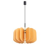Modern Pendant Light MULA 45 Felt Yellow E27 LED SOLLUX LIGHTING