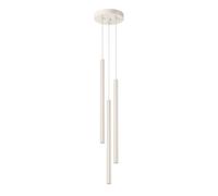 Modern Pendant Light PASTELO 3P 3-Light Steel Beige G9 LED SOLLUX LIGHTING