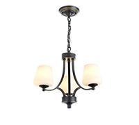 Modern Pendant Lights Indoor Chandeliers Antique Glass Uplighter Metal Ceiling for Living Room Dining Room Bedroom 8Heads-TricolorLight (3heads WhiteLight)