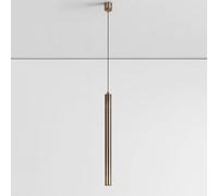 Modern Pendant Lights Indoor Chandeliers European 5W LED Pendant Lamp Aluminum Long Tube Kitchen Island Restaurant Spotlight Adjustable for Living Room Bedroom Hallway (White Light Height 30cm)