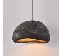 Modern Pendant Lights Indoor Chandeliers Nordic Industrial Pendant Lamp Planet Shape Adjustable Height Blue Ceiling Hanging Lamp for Over Table Bedroom Hallway (Black 600mm)