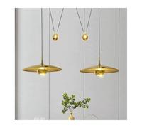 Modern Pendant Lights Nordic Chrome Copper Dining Room Creative Adjustable Flying Saucer s