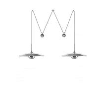 Modern Pendant Lights Nordic Chrome Copper Dining Room Creative Adjustable Flying Saucer s
