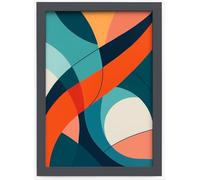 Modern Photo Frame for Wall and Tabletop Display Picture Certificate Poster Artwork Gallery Decor, Dark Grey, A4 (21.0 x 29.7 cm)