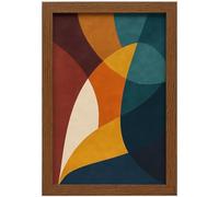 Modern Photo Frame for Wall and Tabletop Display Picture Certificate Poster Artwork Gallery Decor, Dark Oak, A4 (21.0 x 29.7 cm)