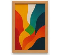 Modern Photo Frame for Wall and Tabletop Display Picture Certificate Poster Artwork Gallery Decor, Oak, 16" x 12" (40.6 x 30.5cm)