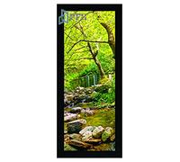 Modern Photo Frames Black 700mm x 400mm Flat Picture Frames Premium Wood Poster Frames Acrylic Glass Wall Hanging Frames