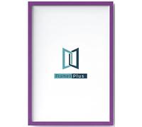 Modern Photo & Poster Frame - MDF Picture Frame with Clear Perspex - Wall Mounted Gallery Frame for Photos, Prints & Certificates, 50X70 CM (19.7" x 27.6"), Purple