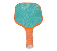 Modern Pickleball Paddle Set,Lightweight Pickleball Rackets,Indoor and Outdoor Balls,Rounded Corners,for Schools,Sports Clubs,Communities,Green, Orange
