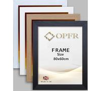 Modern Picture Frame Poster Frame Size, 80x60cm (Oak)