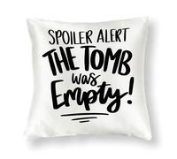 Modern Pillow Cover 26x26in Easter The Tomb Was Empty Holiday Decor Solid Pillows Cushion Covers Bunny Silk Accent Pillows for Office Patio Playroom