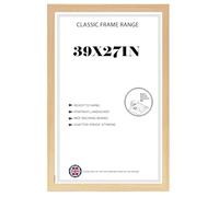 Modern Pine HD Front Poster Frames 27x39 inches Picture/Photo Frames Vertical or Horizontal Shatter-Proof Perspex Front Easy To Hang for Home, Office, Gallery