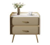 Modern Pine Nightstand Microfiber Leather Side Table Inflatable-Free Accent Table Stylish Home Comfort Versatile Bedside Table for Contemporary Living Spaces