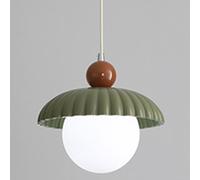 Modern Pinecone Shaped Retractable Height Pendant Light Cream Mini Droplight for Bedroom, Foyer, Corridor, Entrance, Kitchen Sinks