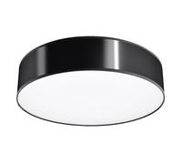 Modern Plafond ARENA 55 PVC BLACK E27 LED SOLLUX LIGHTING Living room Bedroom