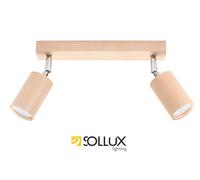 Sollux Plafond Berg 2 Natural Wood