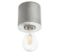 Modern Plafond SALGADO Concrete Grey E27 LED SOLLUX LIGHTING Living room