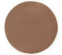 The Rugs Uni Colours Modern Plain Rug Short Pile Polypropylene Area Rug In Brown