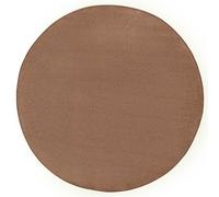 The Rugs Uni Colours Modern Plain Rug Short Pile Polypropylene Area Rug In Brown