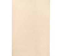 THE RUGS Uni Colours Modern Plain Rug Short Pile Polypropylene Area Rug in Cream | Size: 200 cm x 280 cm THE RUGS Cream 200 cm x 280 cm