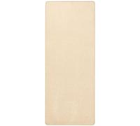 Modern Plain Cream Rug - Soft Short Pile - 80X200 cm