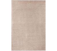 Modern Plain Velour Cream Rug - Cream - 140X200 cm