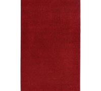 Modern Plain Velour Red Rug - 160X240 cm