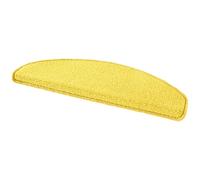 Modern Plain Yellow Rug - Soft Short Pile - 23X65 cm
