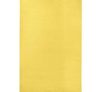 Modern Plain Yellow Rug - Soft Short Pile - 80X150 cm