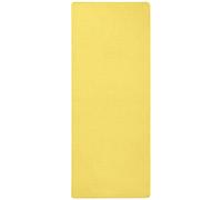 Modern Plain Yellow Rug - Soft Short Pile - 80X200 cm