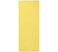 Modern Plain Yellow Rug - Soft Short Pile - 80X300 cm