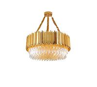 Modern Platedd Crystal Chandelier,Bedroom Dining Living Room Lights,E14 Nordic Light Crystal Chandelier Lights,Duplex Building Villa-Electroplatingd 60 * 30 * 35Cm/Electroplating D/40 * 35Cm